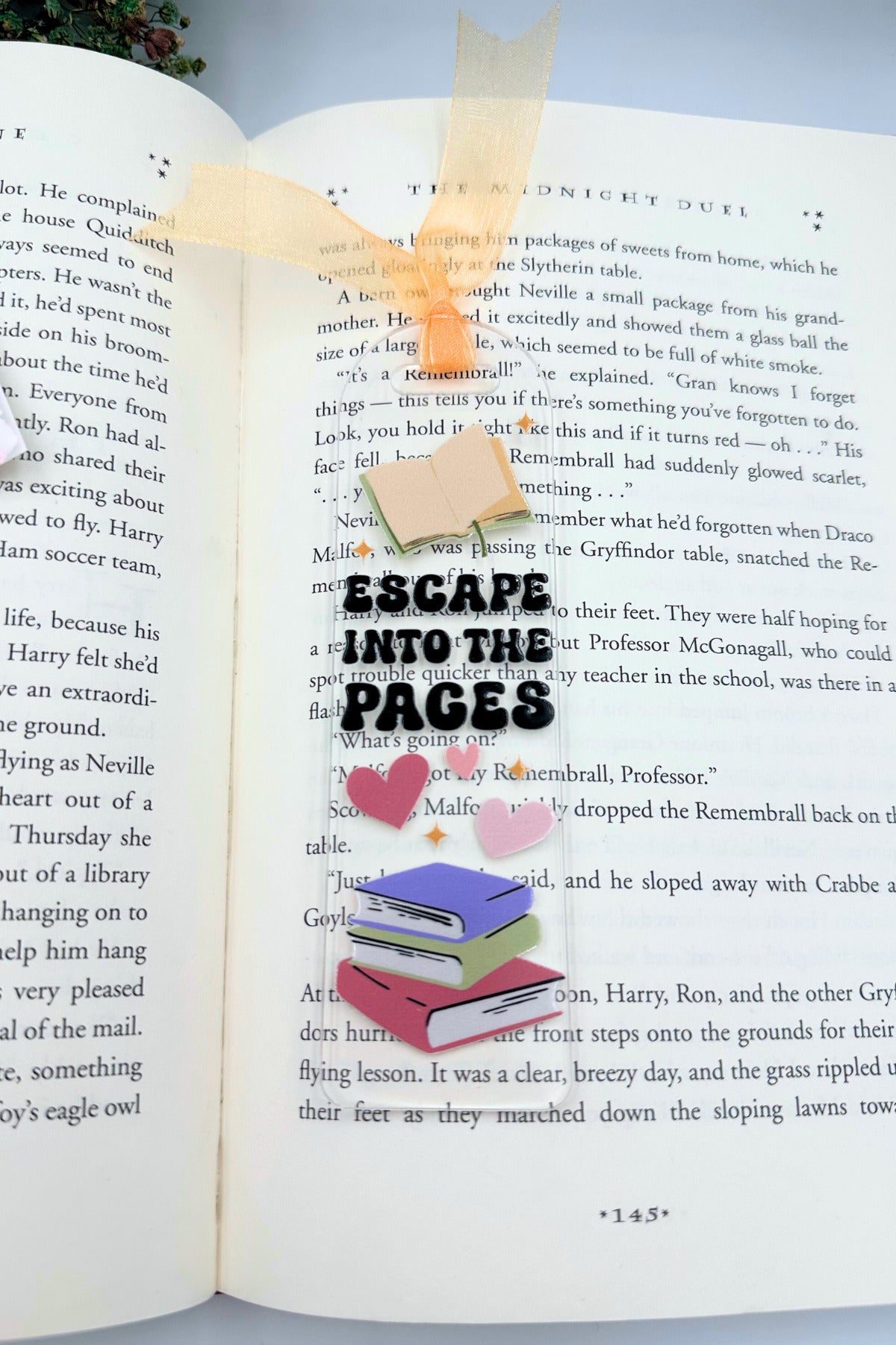 Into Pages Şeffaf Kitap Ayracı