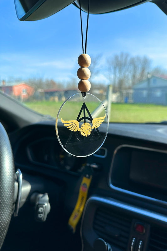 Altın Snitch Ölüm Yadigarları - Harry Potter Dikiz Aynası Süsü