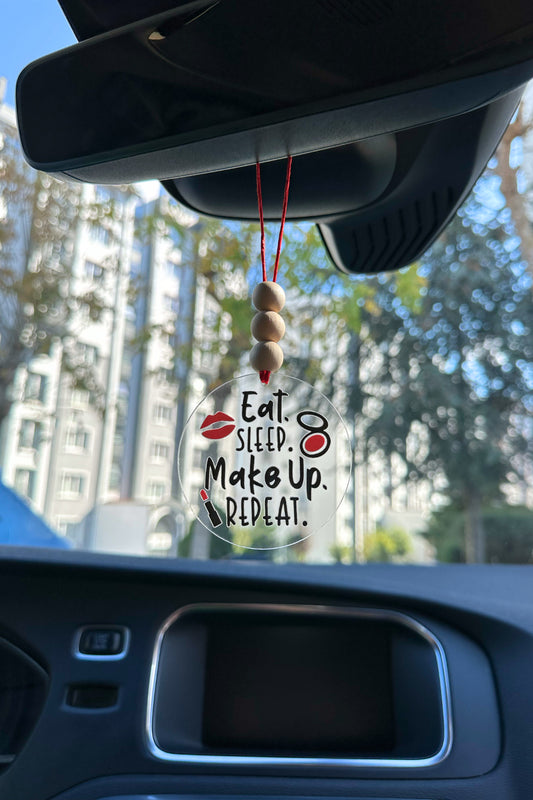 Eat Sleep Make Up Repeat Dikiz Aynası Süsü