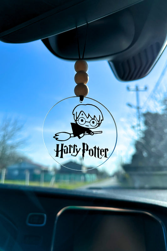 Harry Potter Tasarımlı Dikiz Aynası Pleksi Araba Süsü