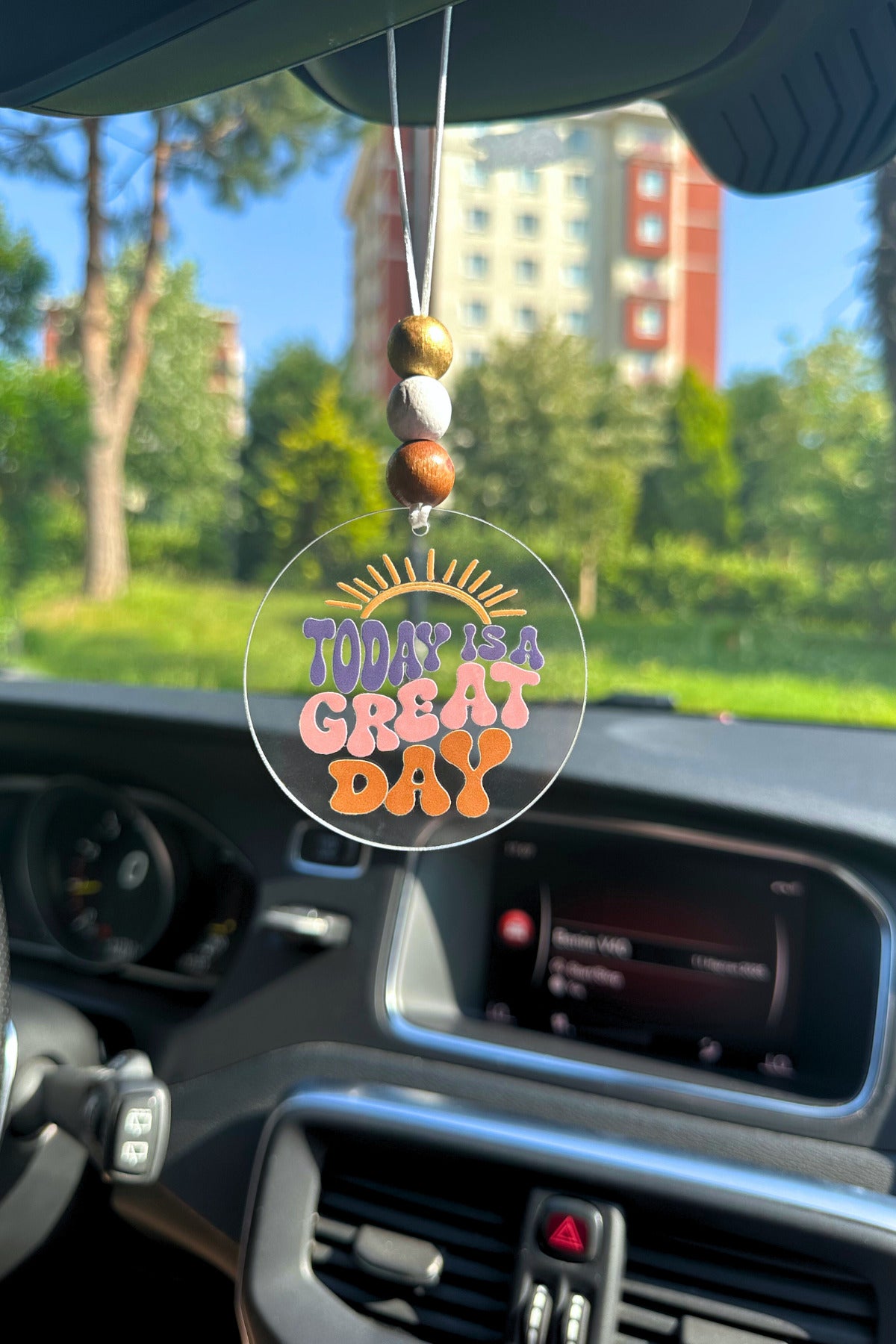Today is a Great Day Dikiz Aynası Süsü