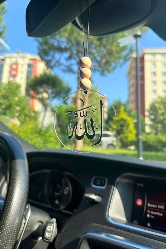Allah Yazılı Dikiz Aynası Süsü