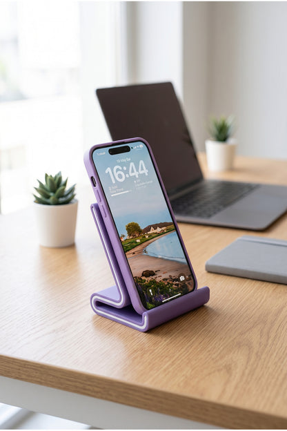 Kişiye Özel İsimli Masaüstü Telefon Standı
