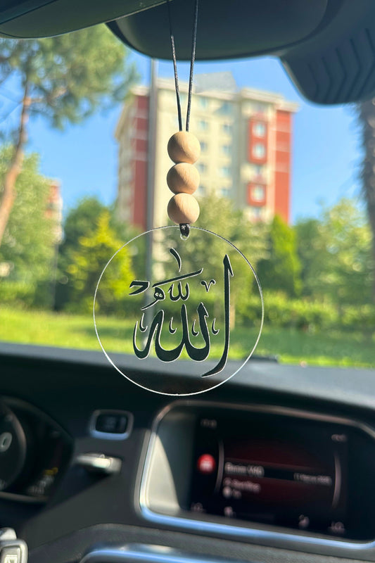Allah Yazılı Dikiz Aynası Süsü Hediye Kutulu Araba Süsü