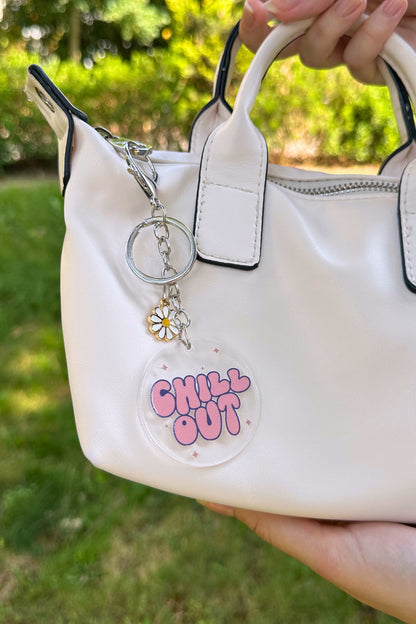 Chill Out Papatya Charmlı Anahtarlık