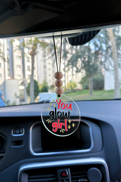 You Glow Girl Dikiz Aynası Süsü