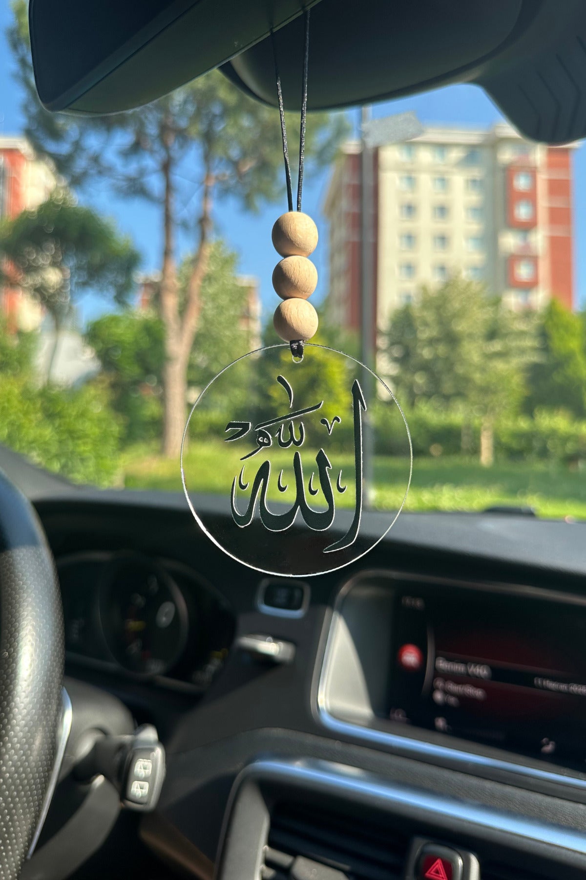 Allah Yazılı Dikiz Aynası Süsü