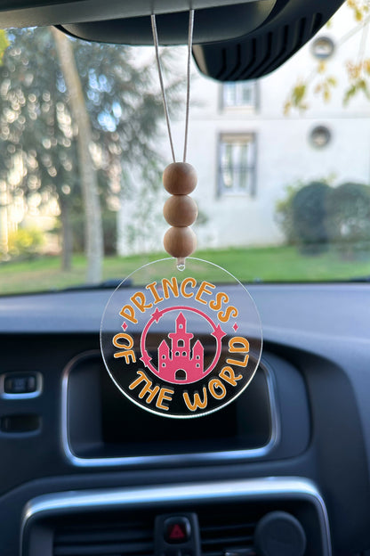 Princess of the World Prenses Şatosu Tasarımlı Dikiz Aynası Süsü Hediye Kutulu Araba Süsü