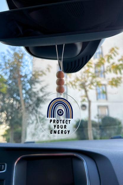 Enerjini Koru Nazar Boncuğu Dikiz Aynası Süsü