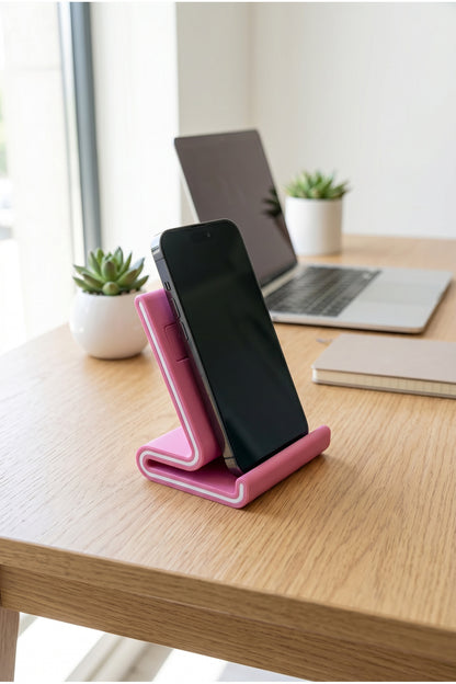 Kişiye Özel İsimli Masaüstü Telefon Standı