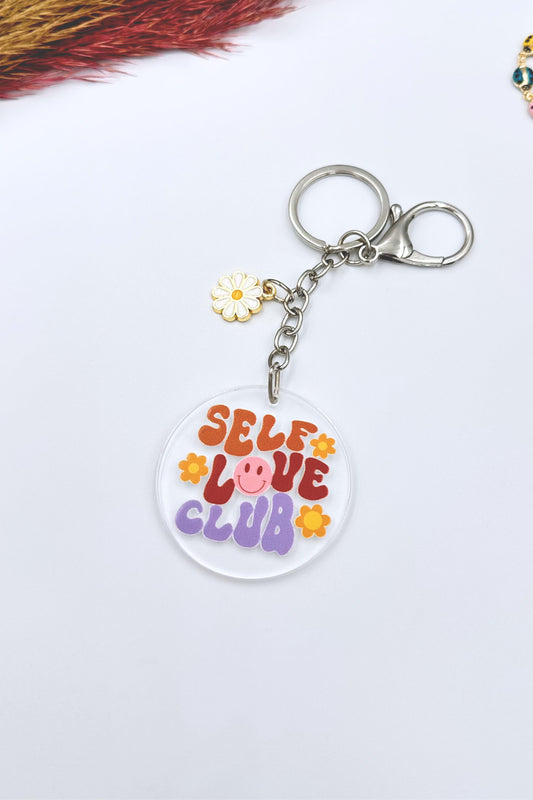 Self Love Papatya Charmlı Anahtarlık