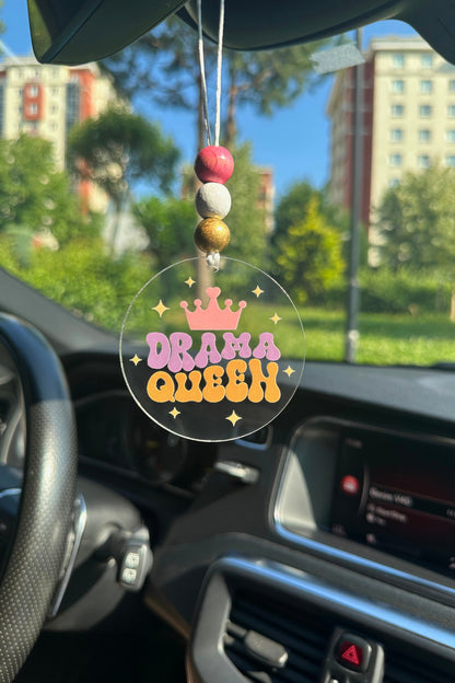 Drama Queen Tasarımlı Dikiz Aynası Süsü Hediye Kutulu Araba Süsü