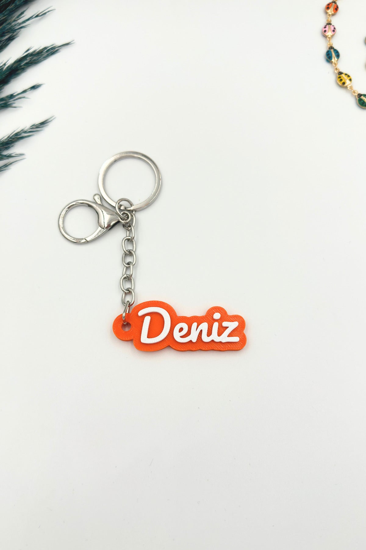 Kişiye Özel İsimli Anahtarlık ve Çanta Süsü