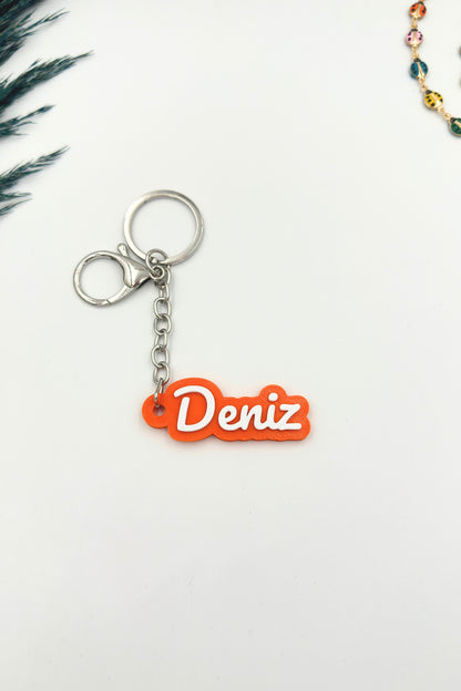Kişiye Özel İsimli Anahtarlık ve Çanta Süsü