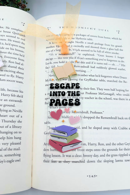 Into Pages Şeffaf Kitap Ayracı