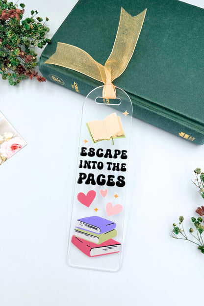 Into Pages Şeffaf Kitap Ayracı