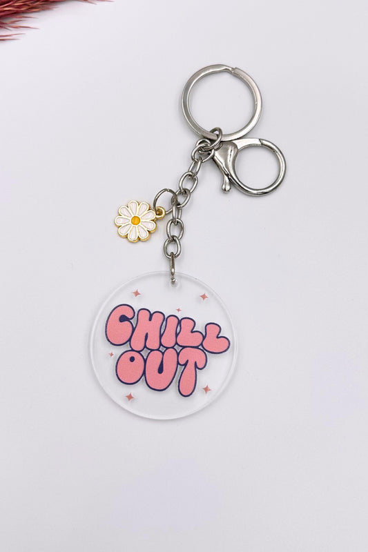 Chill Out Papatya Charmlı Anahtarlık