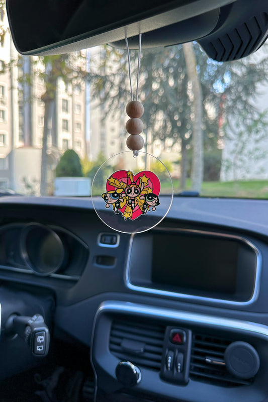 Powerpuff Girls Dikiz Aynası Süsü