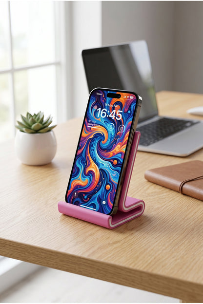 Kişiye Özel İsimli Masaüstü Telefon Standı