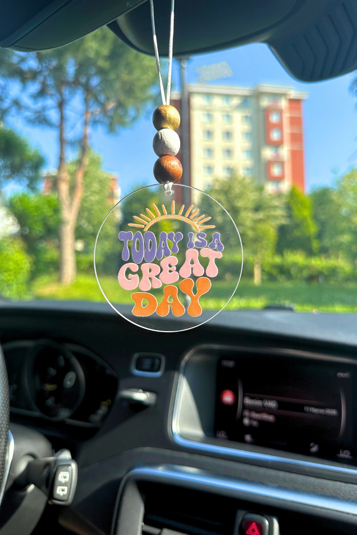 Today is a Great Day Dikiz Aynası Süsü