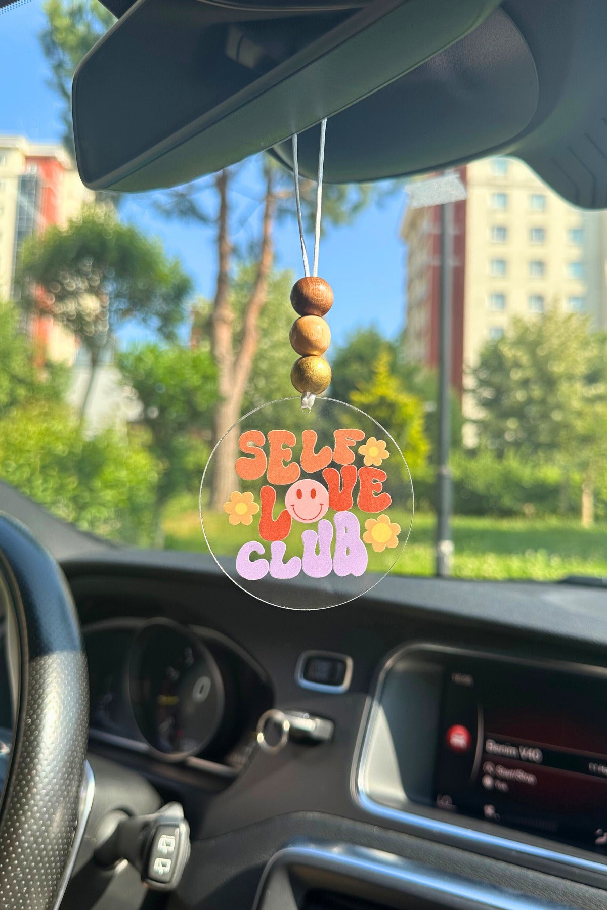 Self Love Club Dikiz Aynası Süsü