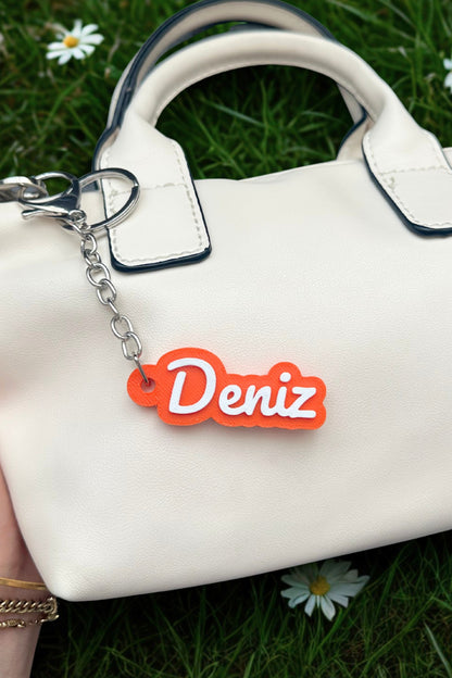 Kişiye Özel İsimli Anahtarlık ve Çanta Süsü